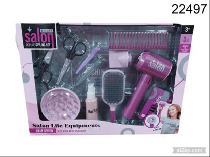 Imagen de SET BELLEZA PELUQUERIA SECADOR Y ACC.  BEAUTY SALON 7.24